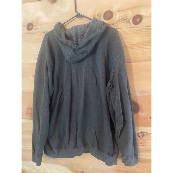 Carhartt K122 Grey Loose Fit Midweight Full Zip Men's Hoodie Sweatshirt XL - Picture 4 of 8
